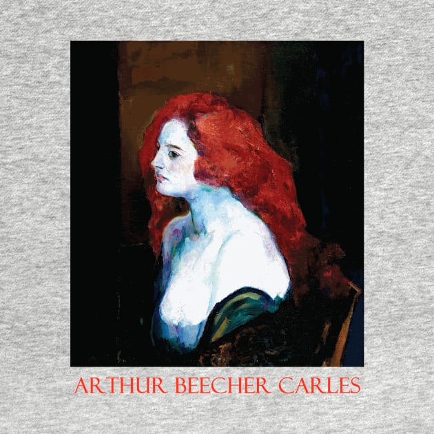 Woman with Red Hair by Arthur Beecher Carles by Naves